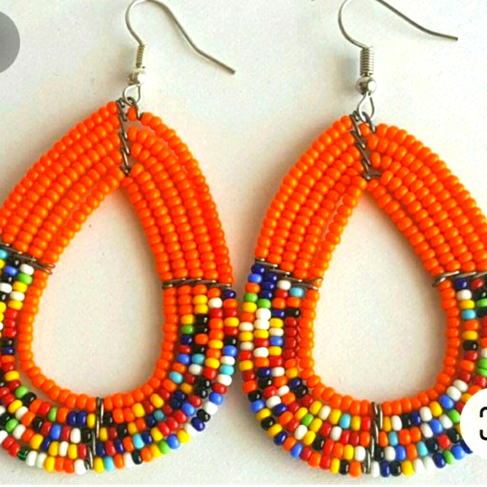 African masaai earings